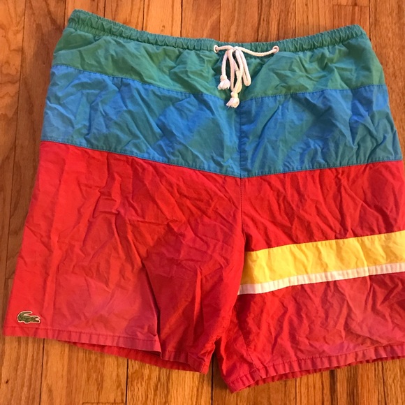 Lacoste Other - VTG Lacoste/Izod swim trunks XL